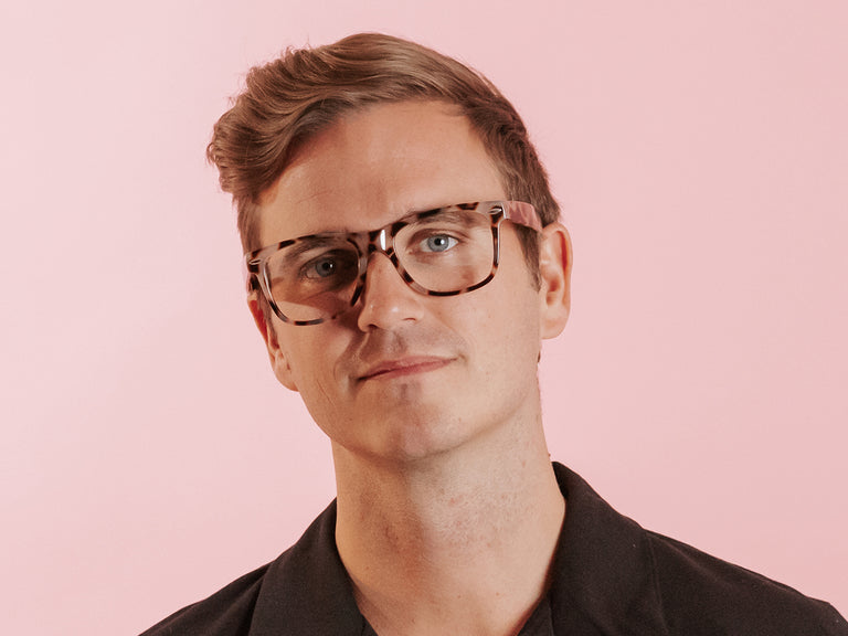 Reading Glasses 'Billi Big' White Tortoiseshell