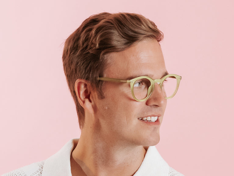 Reading Glasses 'Embankment' Olive