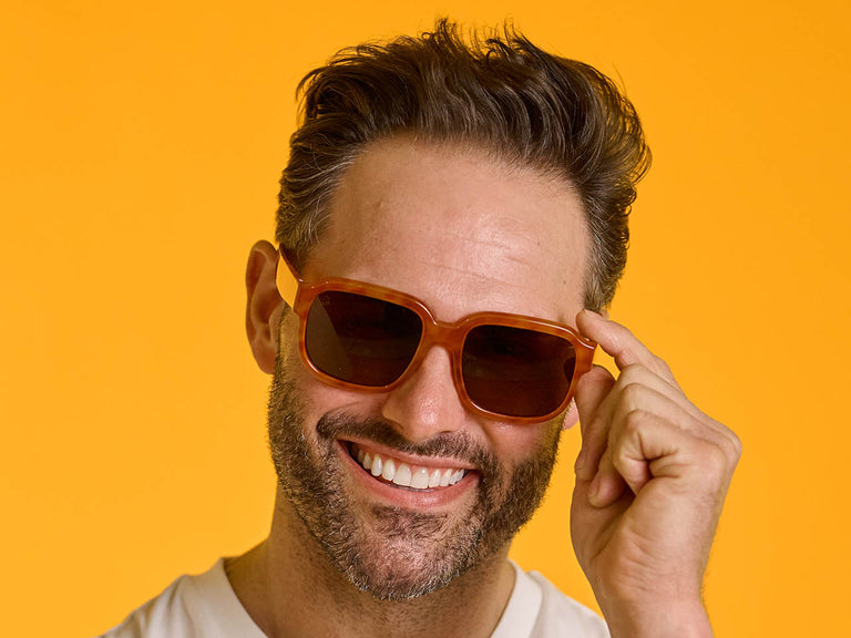 Reading Sunglasses 'Pedro' Honey Tortoiseshell