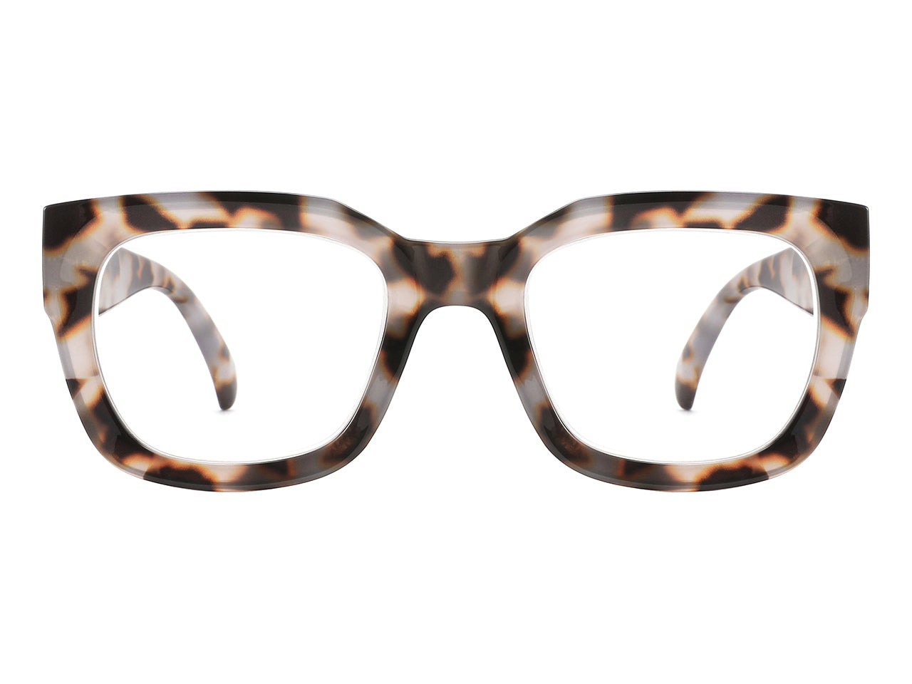 Reading Glasses 'Jordan' White Tortoiseshell