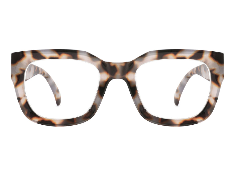 Reading Glasses 'Jordan' White Tortoiseshell