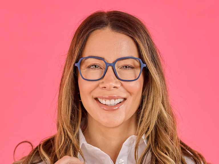 Reading Glasses 'Studio' Matt Navy Blue