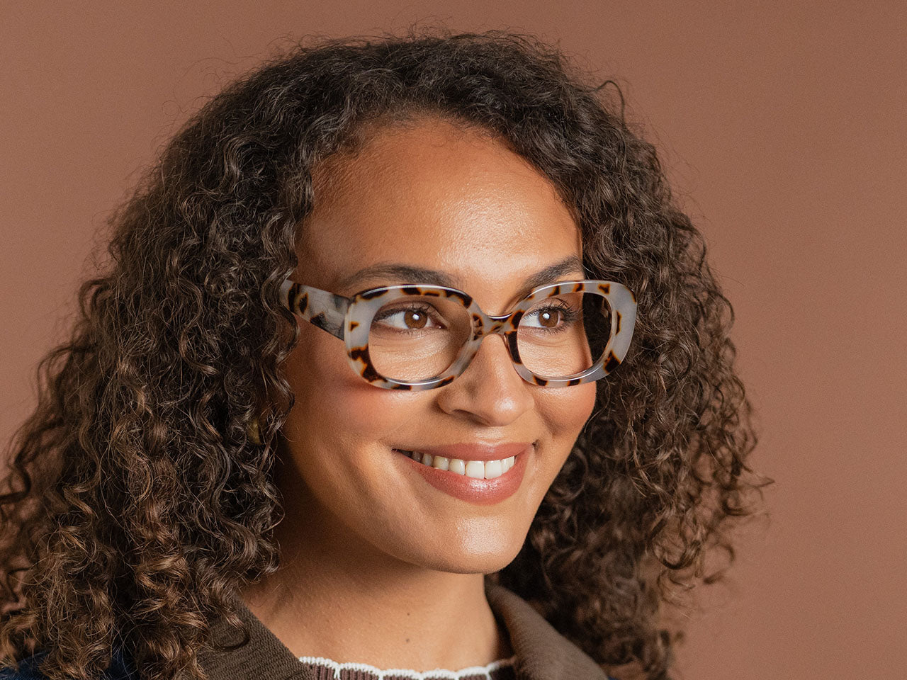 Reading Glasses 'Luna' White Tortoiseshell