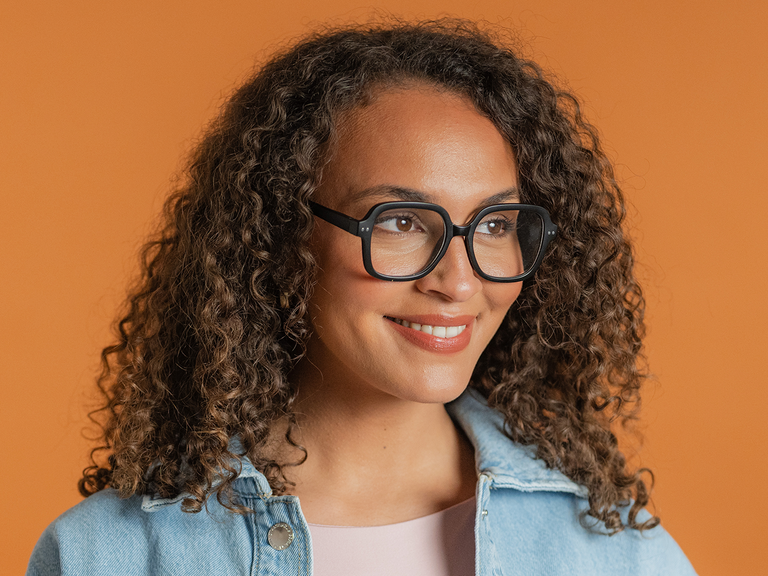Reading Glasses 'Adrienne' Matt Black