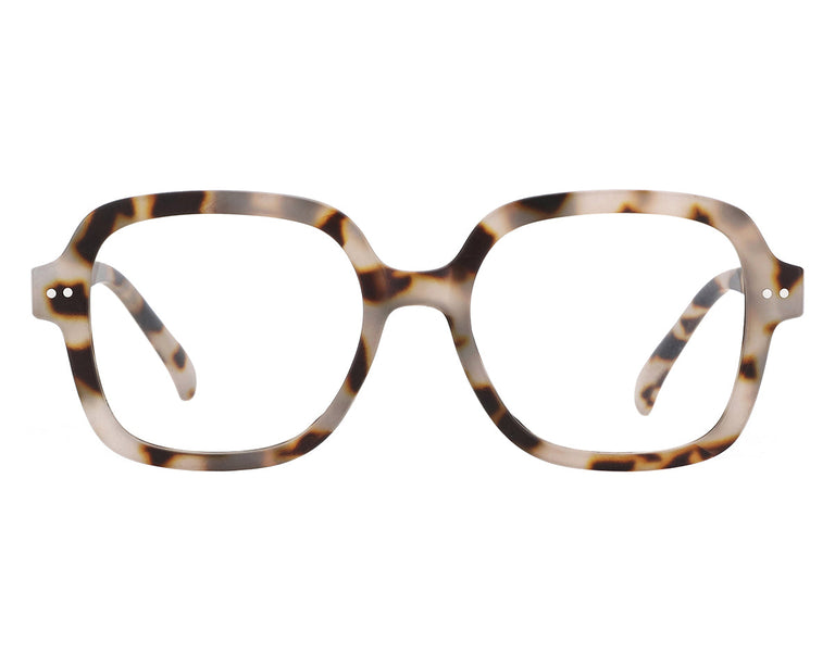 Reading Glasses 'Adrienne' Matt White Tortoiseshell