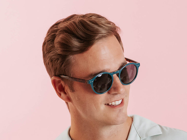 Sunglasses Polarised 'Robbie' Blue/Tortoiseshell