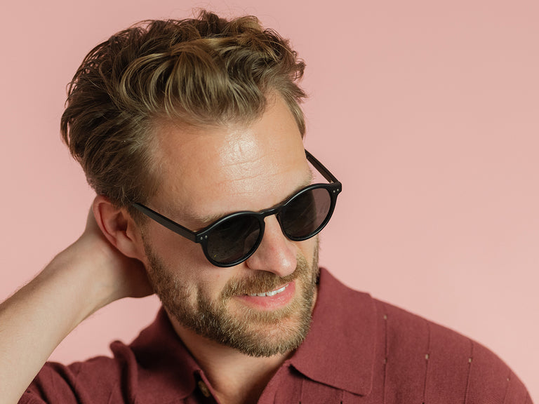Sunglasses Polarised 'Robbie' Matt Black