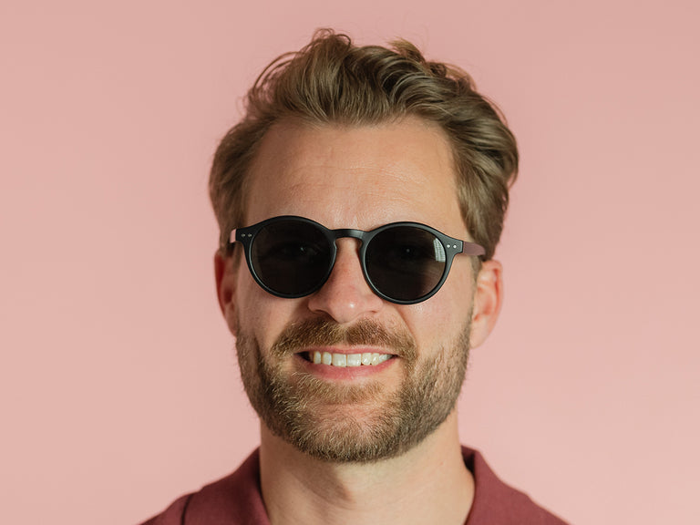Sunglasses Polarised 'Robbie' Matt Black