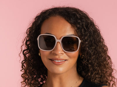 Sunglasses Polarised 'Charlotte' Blush Pink