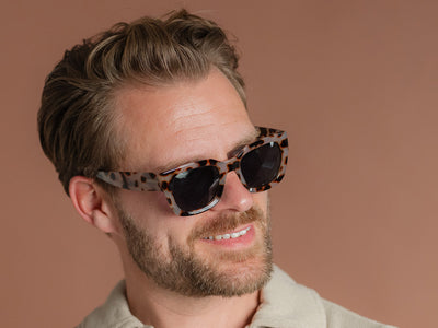 Sunglasses Polarised 'Jordan' White Tortoiseshell