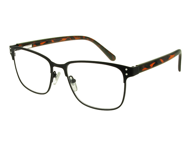 Reading Glasses 'Freddie' Black/Tortoiseshell