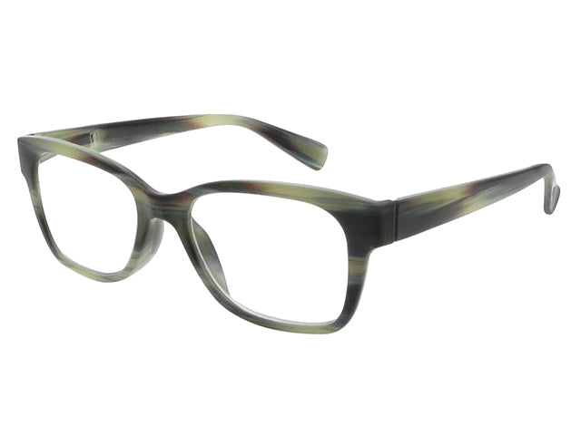 Reading Glasses 'West' Grey Stripe