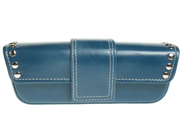 Glasses Case 'Stud Design' Blue