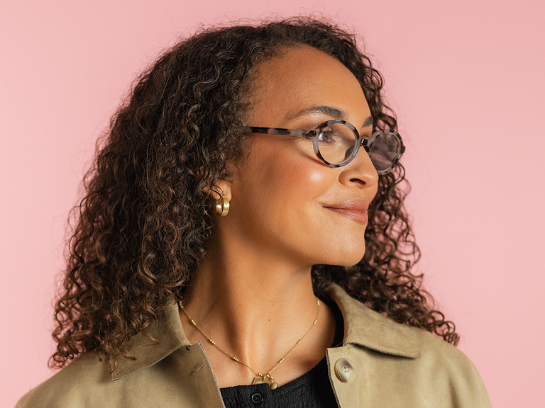 Reading Glasses 'Mimi' White Tortoiseshell