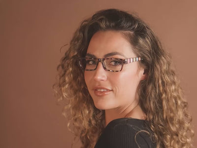 Reading Glasses 'Allsorts' Brown/Multi-Stripe