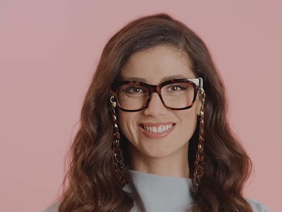 Glasses Chain 'Flat Chunky' Tortoiseshell