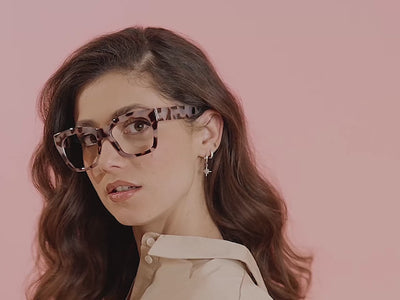 Reading Glasses 'Showtime' White Tortoiseshell