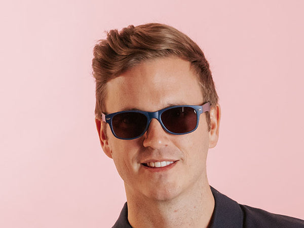 Reading Sunglasses 'Billi' Matt Blue