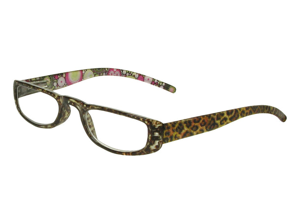 Reading Glasses 'Lexi' Brown Leopard