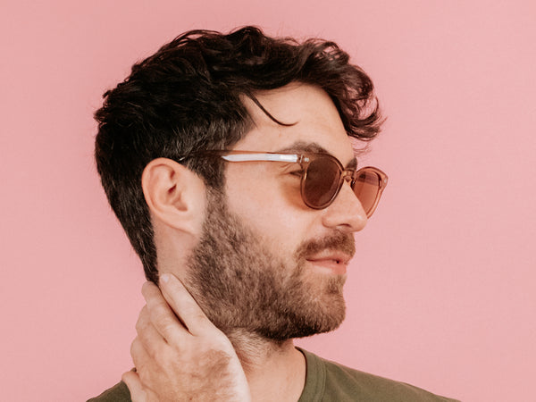 Man wearing Reading Sunglasses 'Tyler' Brown