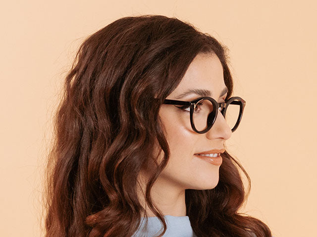 Reading Glasses 'Embankment' Shiny Black