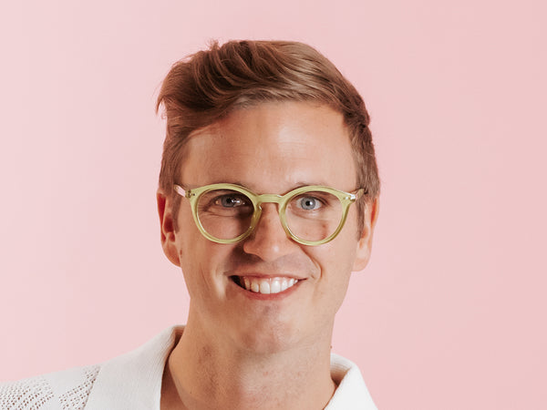 Reading Glasses 'Embankment' Olive