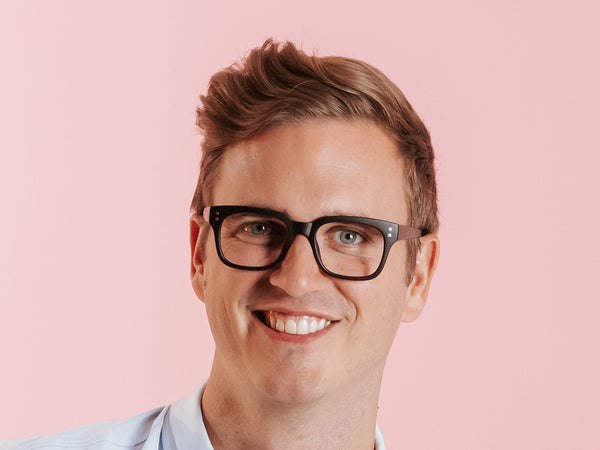 Man wearing Reading Glasses 'Weybridge' Matt Black