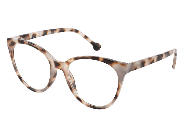 Reading Glasses 'Millie' White Tortoiseshell