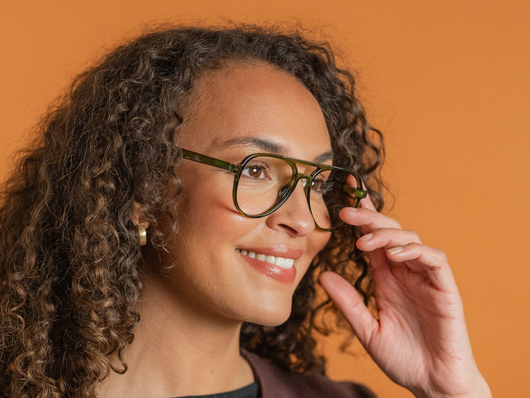 Reading Glasses 'Rockwell' Olive