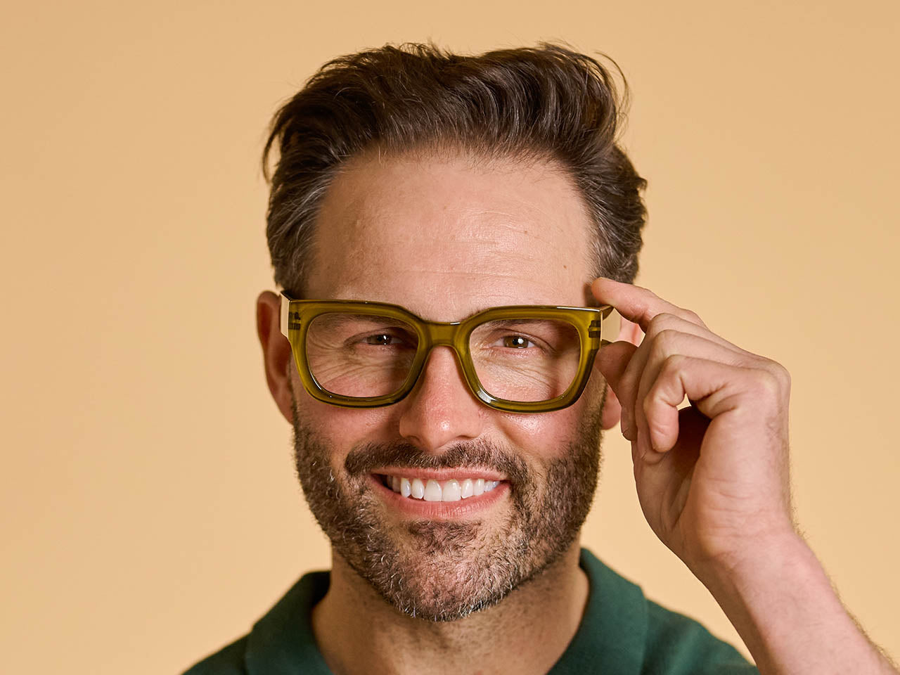 Blue Light Zero Glasses 'Jordan' Olive