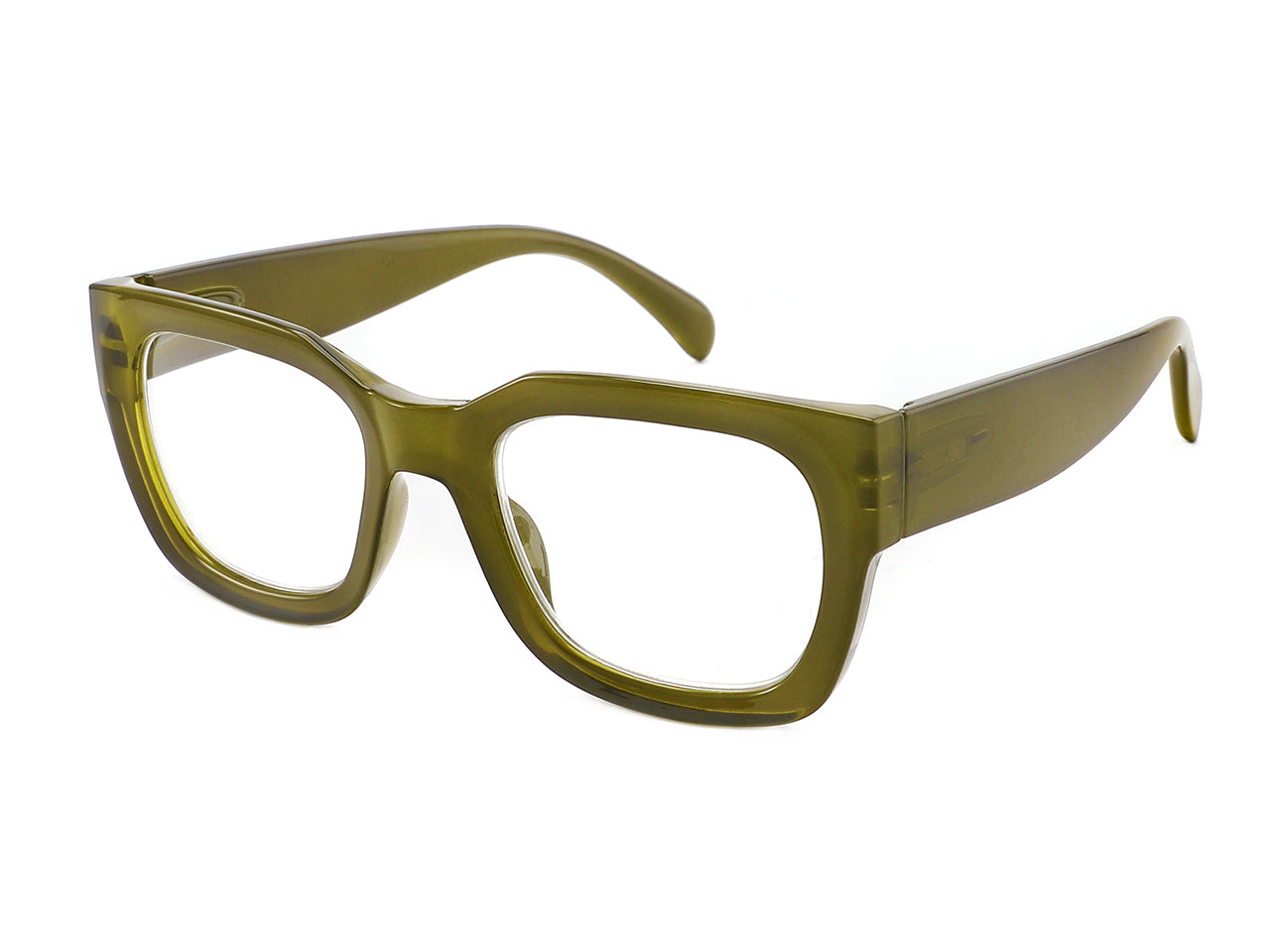 Blue Light Zero Glasses 'Jordan' Olive