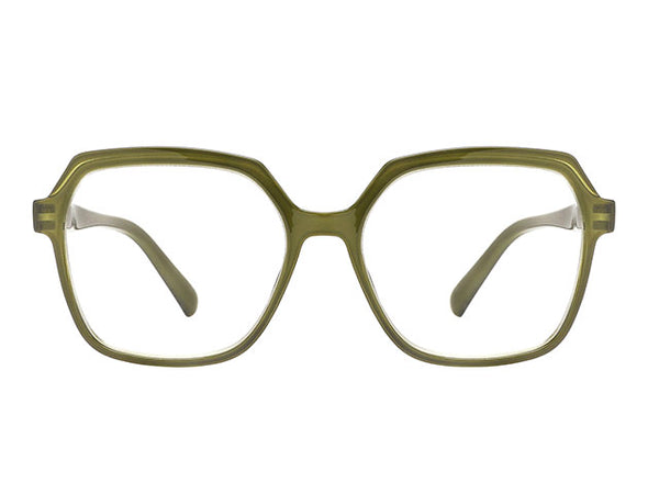 Reading Glasses 'Athena' Olive