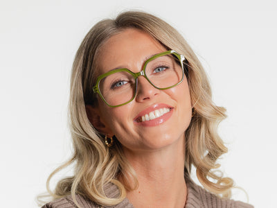 Reading Glasses 'Athena' Olive