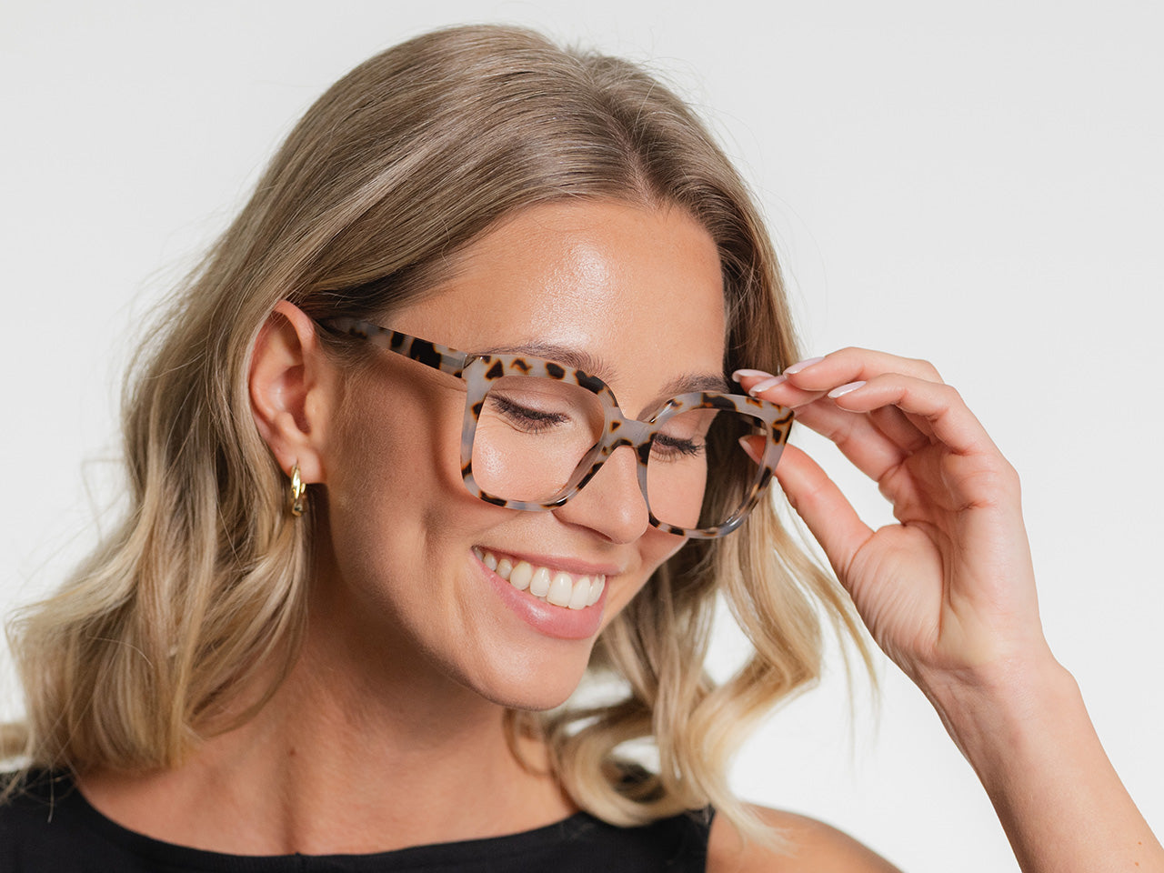 Reading Glasses 'Maddie' White Tortoiseshell