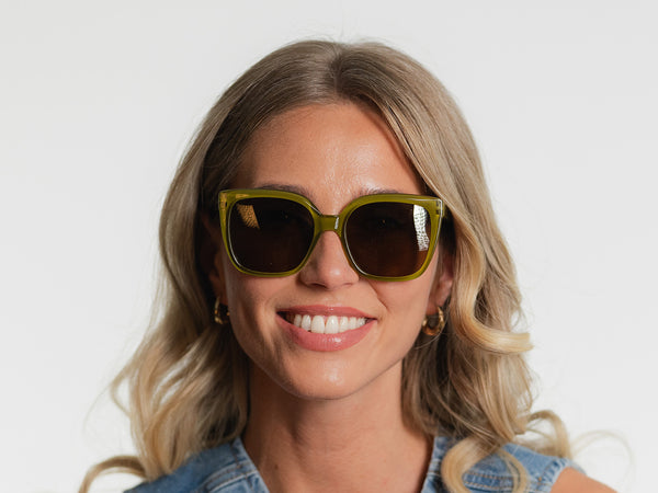 Sunglasses Polarised 'Maddie' Olive