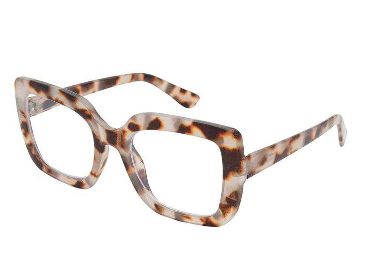 Reading Glasses 'Charli' White Tortoiseshell