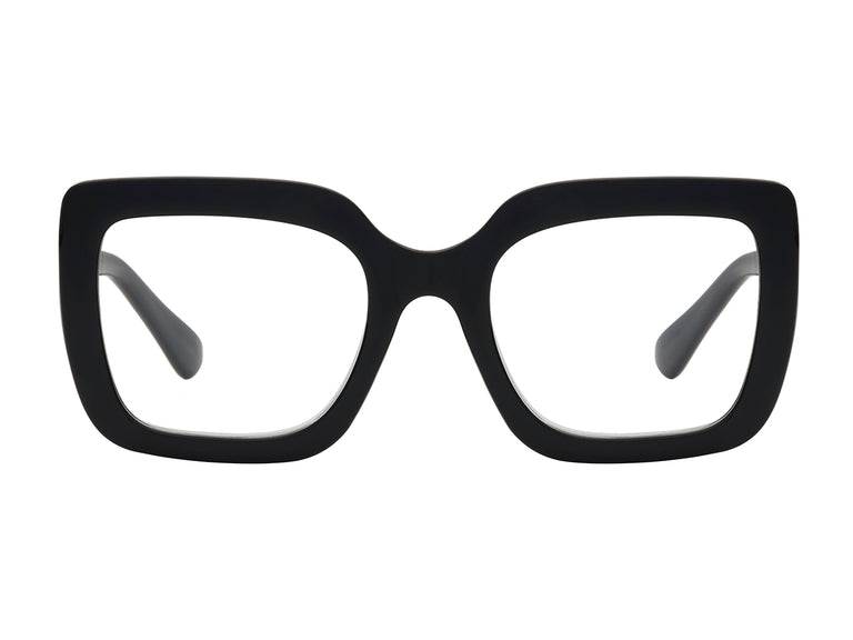 Blue Light Zero Glasses 'Charli' Black