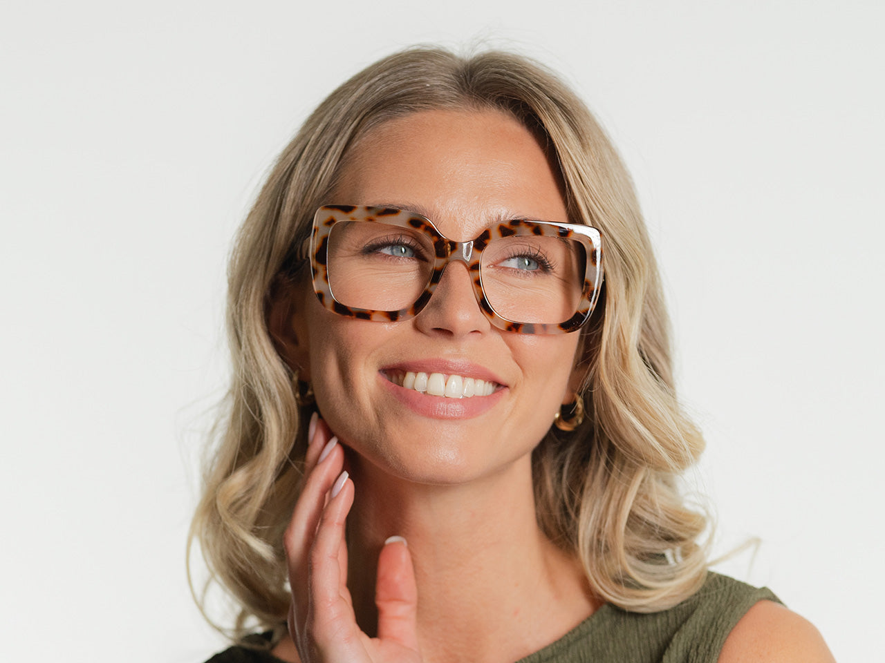 Reading Glasses 'Charli' White Tortoiseshell