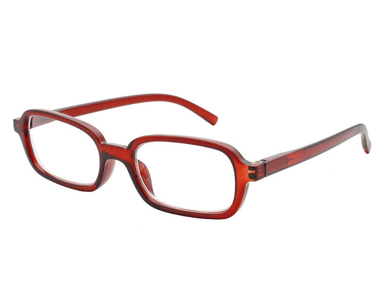 Reading Glasses 'Rae' Red