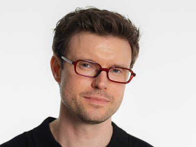 Reading Glasses 'Rae' Red