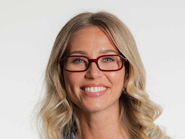 Reading Glasses 'Rae' Red