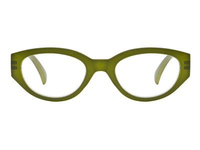 Blue Light Zero Glasses 'Elle' Olive