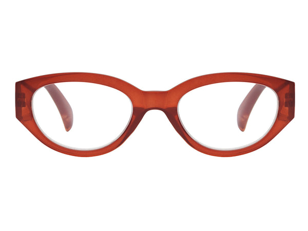 Blue Light Zero Glasses 'Elle' Rust