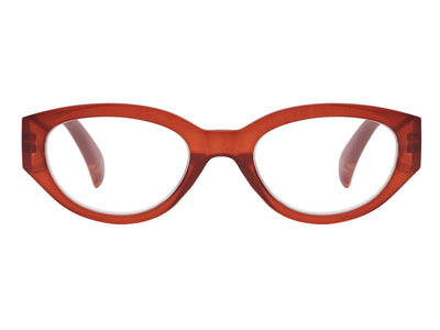 Blue Light Zero Glasses 'Elle' Rust