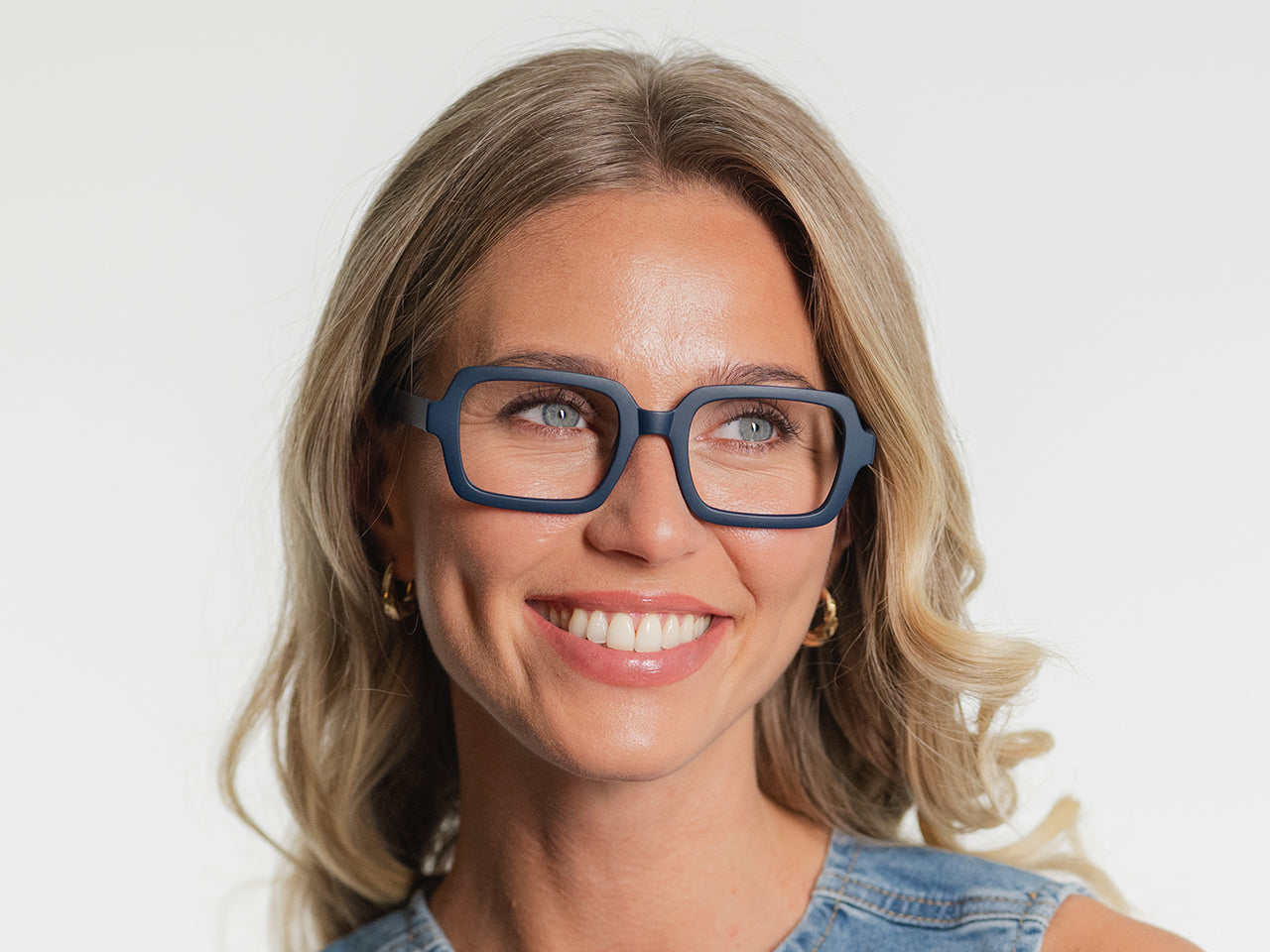 Reading Glasses 'Caine' Blue