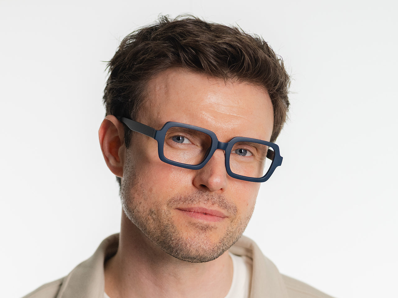 Reading Glasses 'Caine' Blue