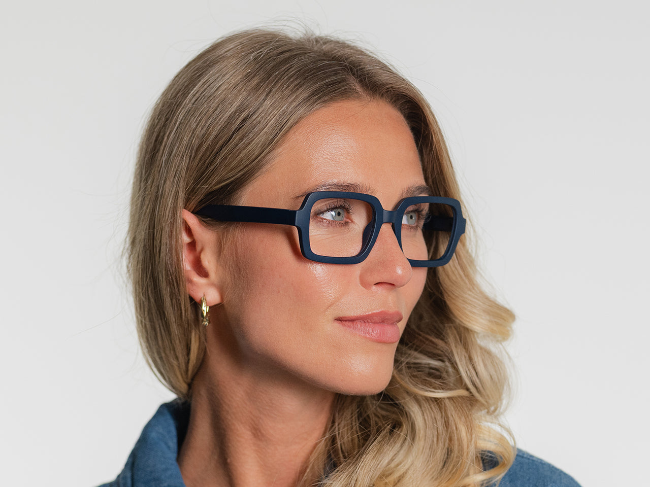 Reading Glasses 'Caine' Blue