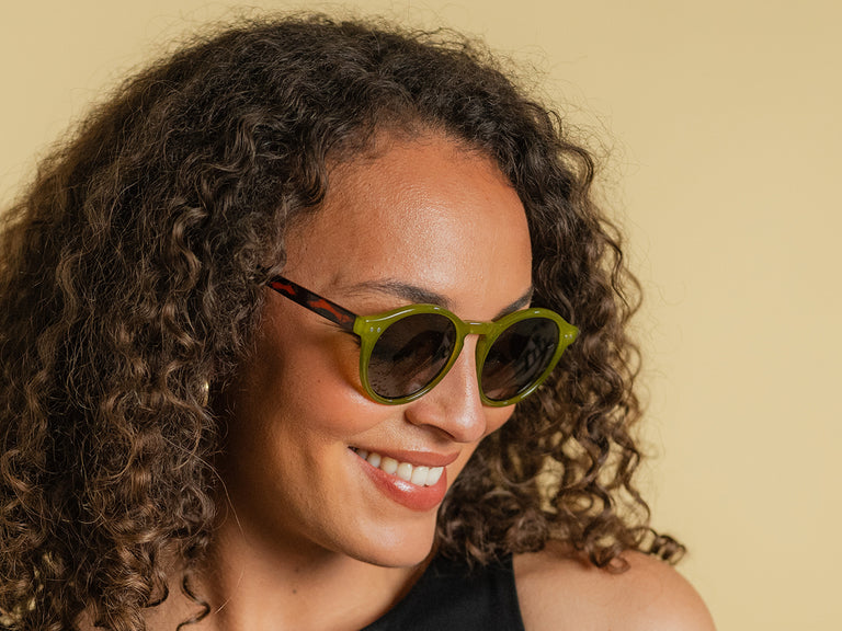 Sunglasses Polarised 'Robbie' Olive/Tortoiseshell