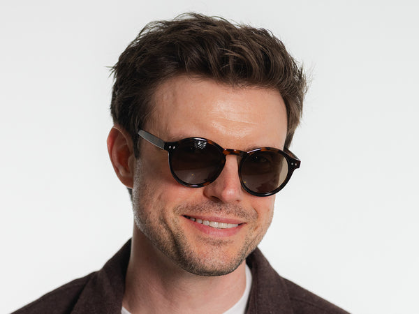 Man wearing Sunglasses Polarised 'Robbie' Tortoiseshell