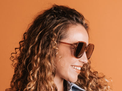 Sunglasses Polarised 'Charlotte' Brown